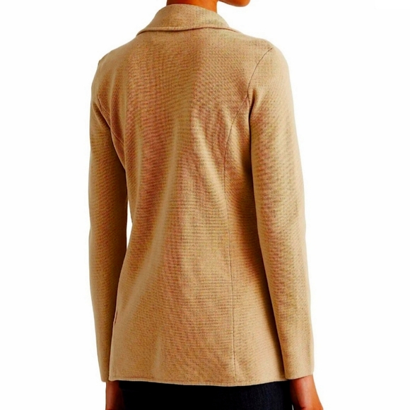 Lauren Ralph Lauren Knitted Blazer in color Tan, XS - Picture 3 of 16